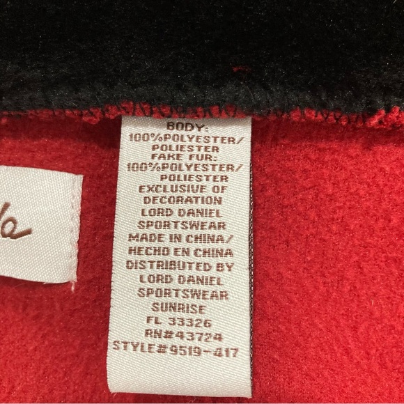 Vintage Le Moda red and black cloak/cape - Picture 9 of 9